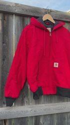 Carhartt Rework Style Rote Kapuzenjacken 25 Stück