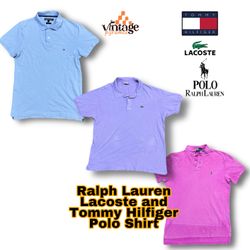 VP077 Ralph Lauren Lacoste e Tommy Hilfiger Polo S..