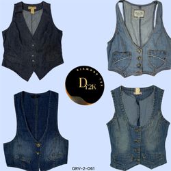 Y2K Style Denim Vest (GRV-2-061)