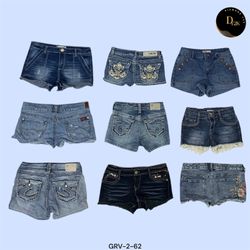 Gonna mini in denim Y2K trendy (GRV-2-062)