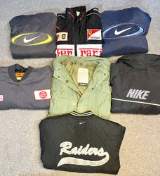 Mix branded vintage jackets