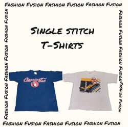 (FF-585) single stitch t-shirt
