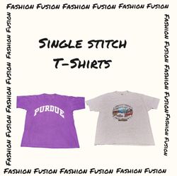 (FF-586) Single stitch t-shirt