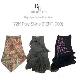 Y2k Poly Summer Skirts (RERP-003)