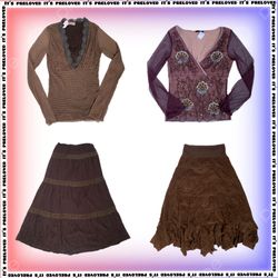 Boho Fairy Y2K Tops and Skirts Coords Mix (SS-970)