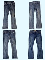 “Y2K Vintage Low-Rise & Bootcut Denim Collection” ..