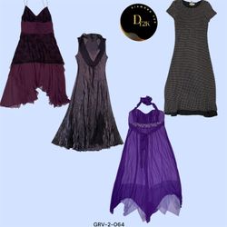 Vestido roxo de poliéster estilo Y2K – Charme atem..