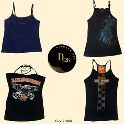 Cami Tops Vintage Harley Davidson – Stile audace e..