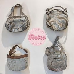 Bolsos Coach edición metálica Y2K