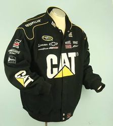 Giacca da corsa NASCAR in stile Rework di CAT Jeff..