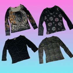 Y2k Vintage Goth Full Sleeve Tops (TT-109)