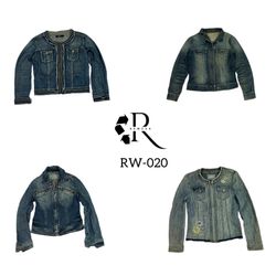 Vestes en denim uniques Y2K (RW-020)