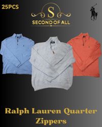 Ralph Lauren 1/4 Zippers-25Pcs