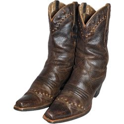 MV218# Meilleure qualité de vieilles bottes de cow..