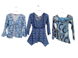 Coquette sea color blouses/tops- 17pcs -feb17/25