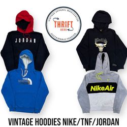 #VV782 Vintage Hoodies Nike/TNF/Jordan 15PCs