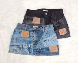 CR3666 Rework LEvi's Belted Skirts - 15 Pcs