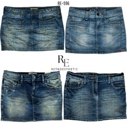 Jupes mini en denim Y2K IT Girl (RE-596)