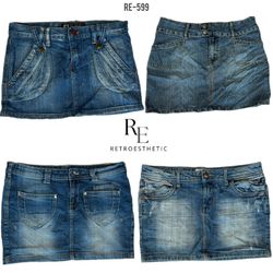 Jupes mini en denim Y2K IT Girl (RE-599)