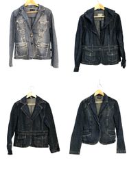 Discounted Y2K denim jackets S-923