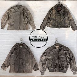 Y2K Vintage Leather Jackets: 10 Pcs