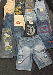 Y2K hip hop jorts 50 Pcs