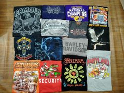 Printed T-shirts 50 Pcs