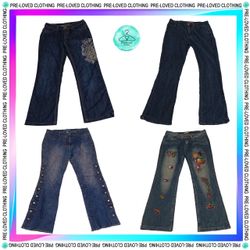 Y2k flared jeans