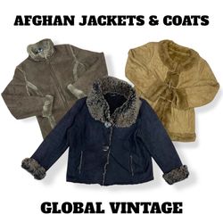 Afghan Coats And Jackets - 16 Pieces