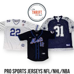 T795 Pro Sports Jerseys NFL/NHL/NBA 60PCs