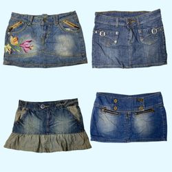 Trendy Denim Mini Skirts (pieces 50)