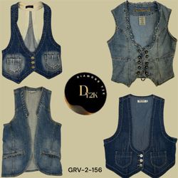 Sleeveless Denim Jacket – Vintage & Rugged Look (G..