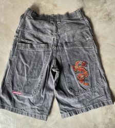 Embroidery Hiphop Short Y2K branded.