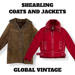 Shearling Coats And Jackets - 9 Pieces