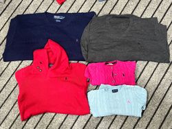 Ralph lauren round neck sweater  18 pcs