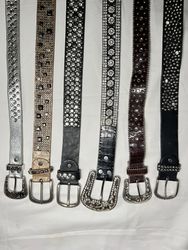 Y2k Heavy Beaded Belts Mix (M-46)