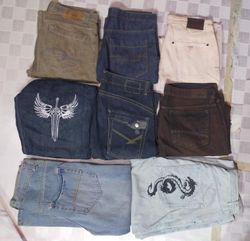 JEANS GUESS E ALTRE MARCHE MISTE TOTALE 10 PEZZI (..