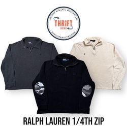 #VV805 Ralph Lauren 1/4th Zip Sweaters 15PCs