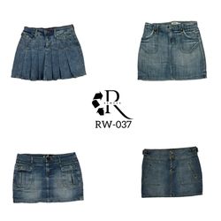 Y2K Denim Mini Skirts (RW-037)