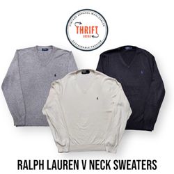 #VV815 Ralph Lauren V Neck Sweaters 25PCs