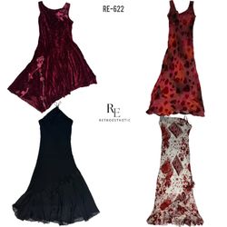 Y2K Date Night Romantic Dresses (RE-622)