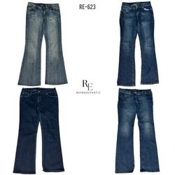 Y2K Cyber Girl Era Jeans in denim (RE-623)