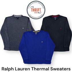 T812 Ralph Lauren Pulls thermiques 20 pièces