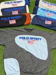 Moletons estilo Rework da Polo Sport.