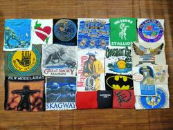 T-shirts à coutures simples 110 pièces