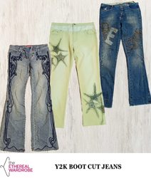 Y2K Bootcut/ Bell Bottom Jeans 10 pcs