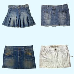 Y2K Mini Mania: Pleats, Pockets & Distressed Denim..