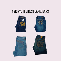 Y2k NYC IT girls flare Jeans