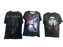 Affliction style t-shirts -9pcs -feb22/25