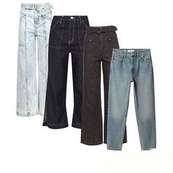 100xHigh Waist Ladies Jean